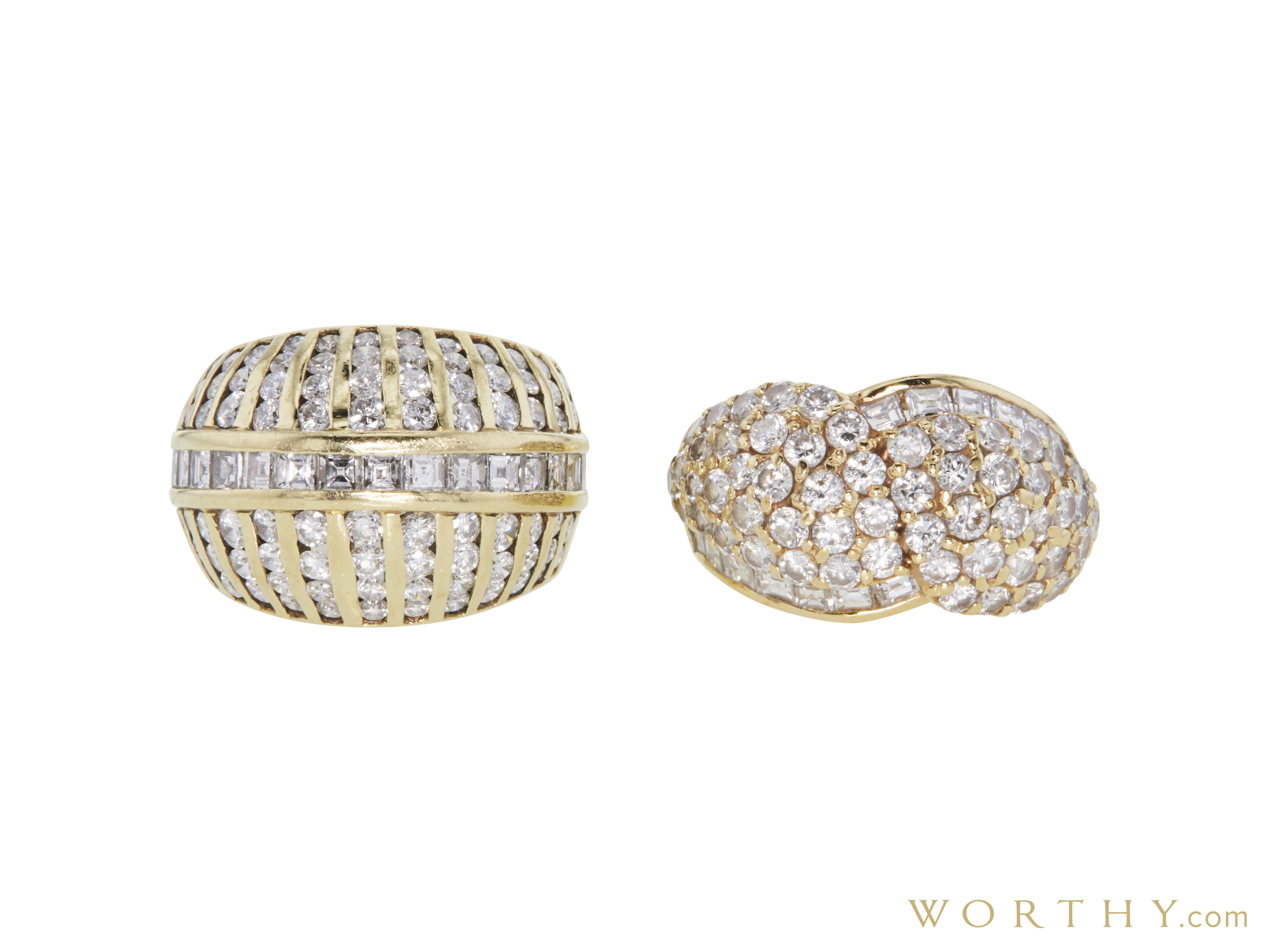 2 Diamond Rings | Sold For $1,592 | Worthy.com