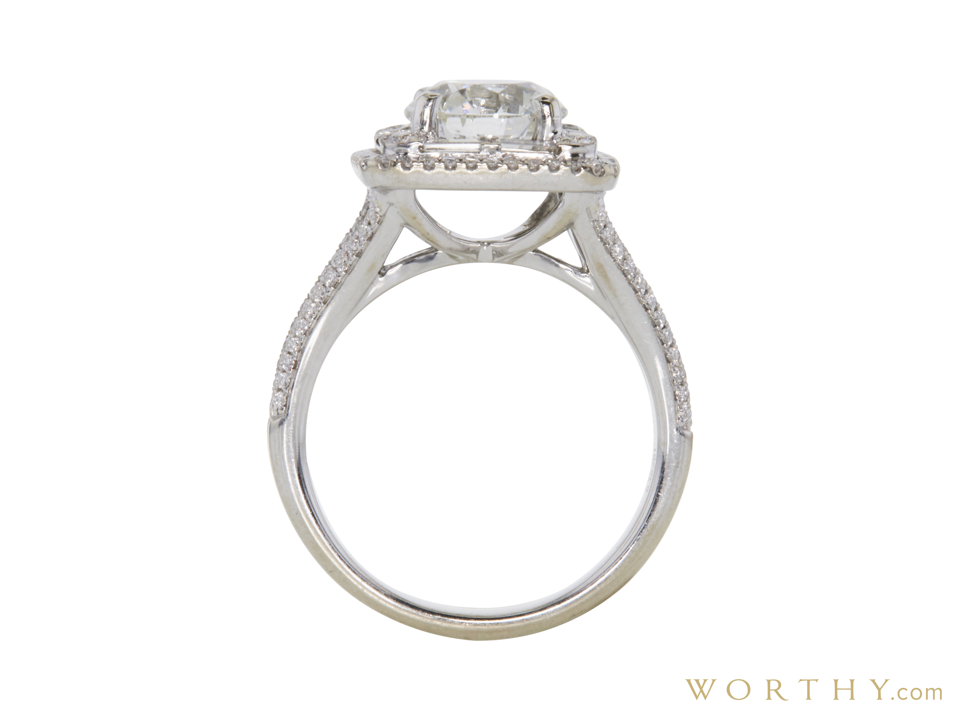 2.00 ct. Round Cut Halo Ring | Sold For $15,001 | Worthy.com