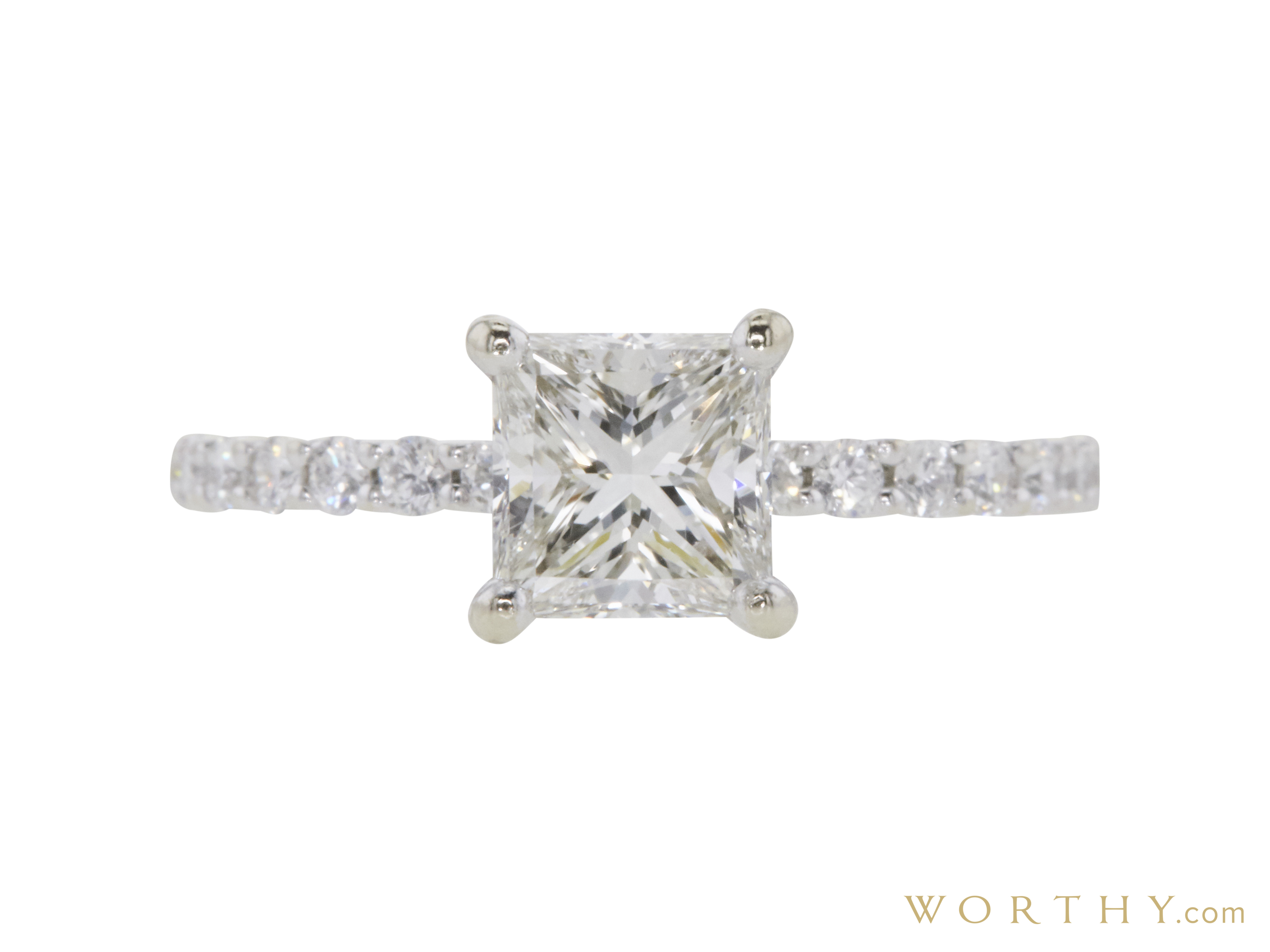 1.20 ct. Princess Cut Solitaire Ring | Sold For $3,006 | Worthy