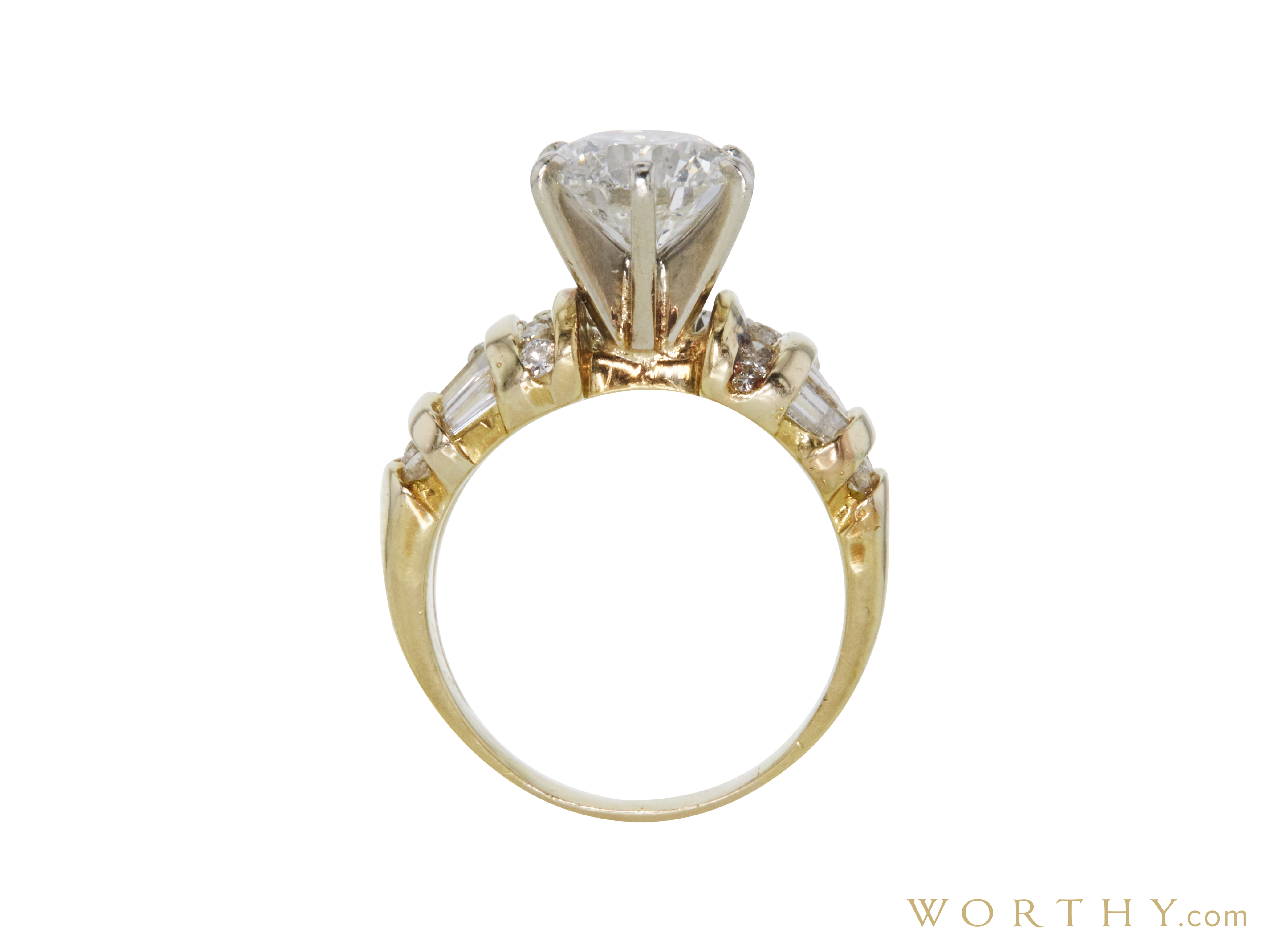 1.71 ct. Round Cut Bridal Set Ring Sold For 4,000