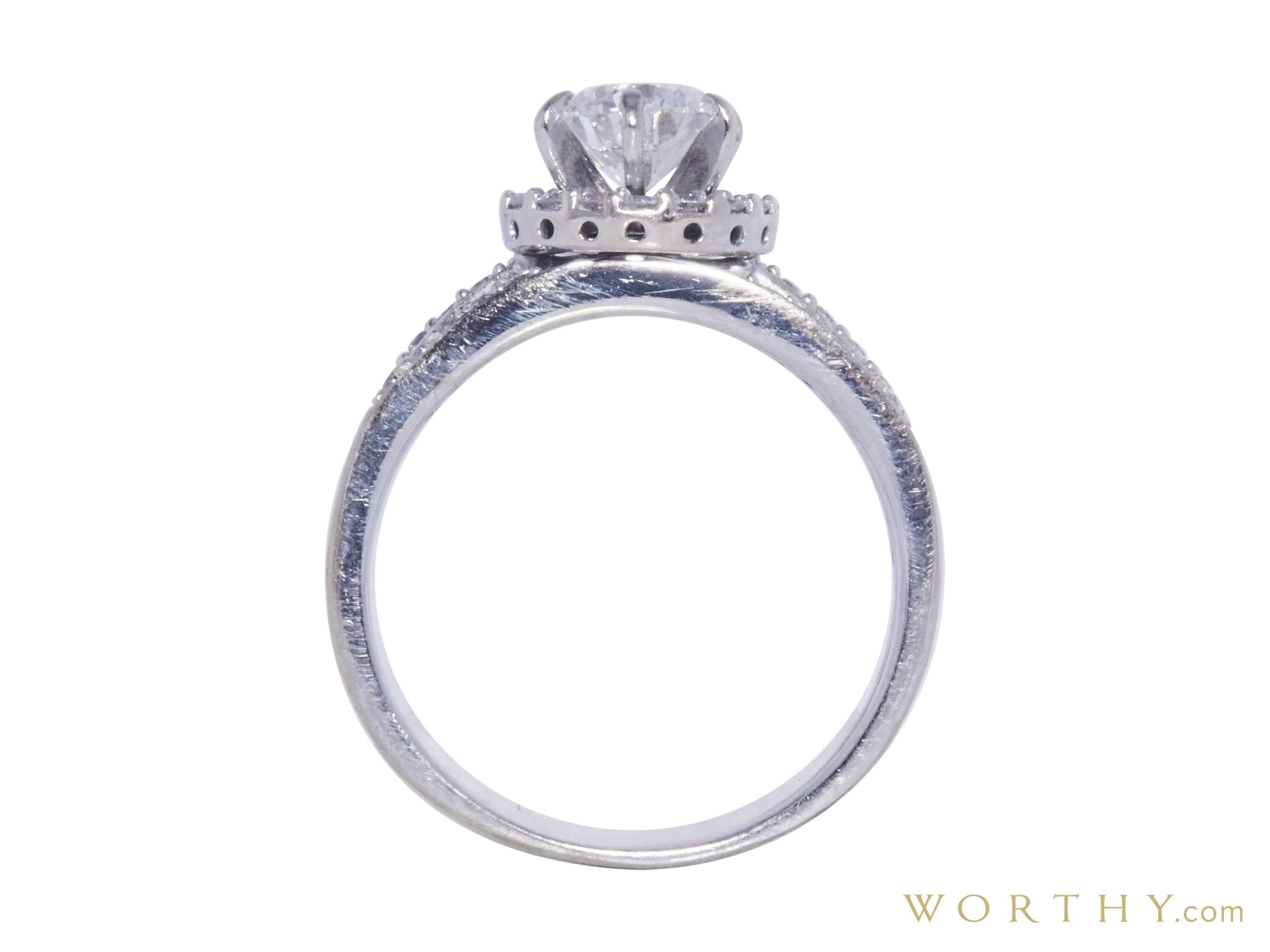 1.00 ct. Round Cut Bridal Set Ring Sold For 2,751