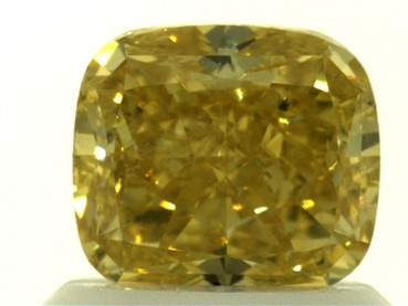 GIA 1.03 CT Cushion Modified Loose Diamond, Fancy Vivid Yellow, SI1 GIA 1.03 CT Cushion Modified Loose Diamond, Fancy Vivid Yellow, SI1