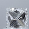 1.01 ct. Princess Cut Halo Ring, F, SI1 #2