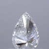 Antique GIA 0.57 ct. Pear Cut Solitaire Ring, G, VS2 #2
