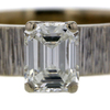 1.00 ct. Emerald Cut Solitaire Ring #2