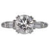 1.51 ct. Round Cut Bridal Set Harry Winston Ring, E, VS2 #4