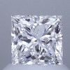 1.02 ct. Princess Cut Solitaire Ring, F, SI2 #1