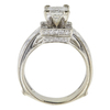1.18 ct. Princess Cut Bridal Set Ring, J, VS1 #4