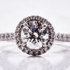 1.33 ct. Round Cut Halo Cartier Ring, D, VVS2 #3
