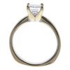 0.99 ct. Princess Cut Bridal Set Ring, F-G, I1 #3