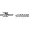 1.44 ct. Round Cut Bridal Set Ring, F, VS2 #3