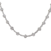 Round Cut Riviera Necklace, I-J, I2-I3 #1