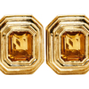 Tambetti Orange Citrine Clip-On Earrings in 18K #1