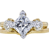 1.48 ct. Princess Cut Bridal Set Ring, G, VS2 #3