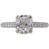 2.00 ct. Cushion Modified Cut Solitaire Ring, D, VS1 #3