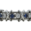 Jean Schlumberger by Tiffany, Sixteen Stone Ring with Diamonds and Sapphires, Not Authenticated #1