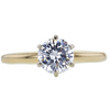 0.92 ct. Round Cut Solitaire Ring, H, SI1 #3