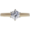 0.95 ct. Round Cut Solitaire Ring, F-G, SI2 #1