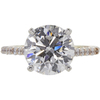 Art Deco GIA 3.00 ct. Round Cut Solitaire Ring, F, IF #1