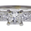 0.75 ct. Princess Cut Bridal Set Ring, H-I, SI1-SI2 #1