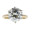 3.87 ct. Round Cut Solitaire Ring, M-Z, VS1 #3