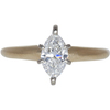 0.72 ct. Marquise Cut Solitaire Ring, G, VS1 #3