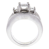 1.56 ct. Emerald Cut Bridal Set Ring, D, SI1 #4