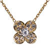 Van Cleef and Arpels Trefle Fleurs Diamond Necklace in 18K #1