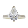 2.0 ct. Pear Cut Solitaire Ring, I, I1 #3