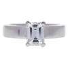 1.24 ct. Emerald Cut Solitaire Ring, F, SI1 #3
