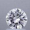 1.05 ct. Round Cut Halo Ring, H, SI2 #1