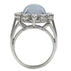 8 ct. Star Sapphire and Diamond Ring Platinum Schreve Crump #2