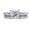 1.74 ct. Princess Cut Bridal Set Ring, F, VS2 #3