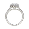 1.70 ct. Radiant Cut Halo Ring, E, VS2 #4