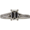 1.01 ct. Emerald Cut Bridal Set Ring, G, VS2 #4