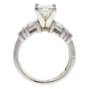 1.56 ct. Princess Cut Bridal Set Ring, M-Z, VVS1 #4