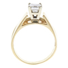 1.0 ct. Princess Cut Bridal Set Ring, H, VS2 #4