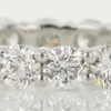 Round Cut Eternity Band Ring #2