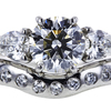 0.94 ct. Round Cut Bridal Set Tiffany & Co. Ring, G, VS2 #4