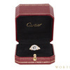 4.01 ct. Round Cut Solitaire Cartier Ring, K, Faint Brown, SI2 #4