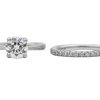 1.22 ct. Round Cut Bridal Set Ring, F, VVS2 #3