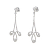 Round Cut Drop Tiffany & Co. Earrings, I-J, VS1-VS2 #2