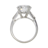 5.66 ct. Round Cut 3 Stone Ring, H, SI2 #4