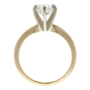 0.84 ct. Round Cut Solitaire Ring, H-I, I1 #2