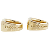 Pair of 18k Yellow Gold Tiffany & Co. Makers Rings #3