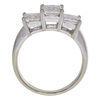 0.99 ct. Princess Cut 3 Stone Ring, H, VS1 #4