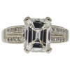 2.2 ct. Emerald Cut Ring, I-J, VS1 #1