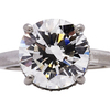 5.34 ct. Round Cut Solitaire Ring, I, VS2 #3