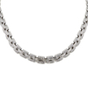 Diamond Pave & 18Kt White Gold  Necklace with matching Bracelet #2