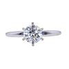 1.00 ct. Round Cut Solitaire Ring, F, SI2 #3